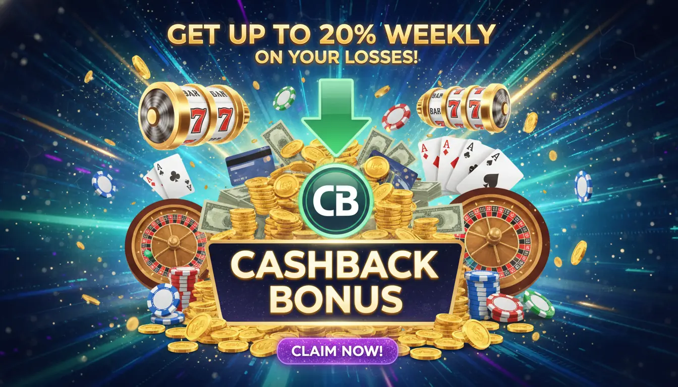 Evolve casino Cashback Bonus