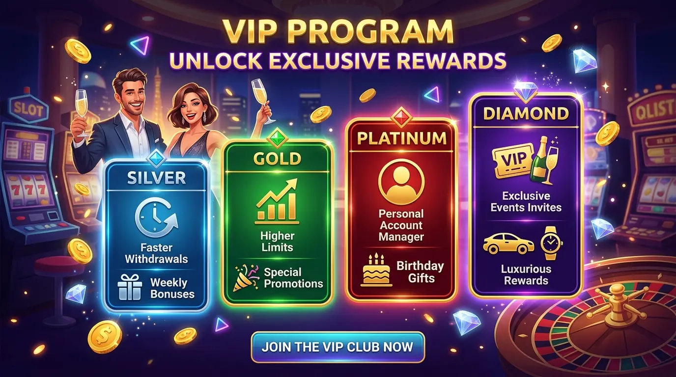 Evolve casino VIP Programm
